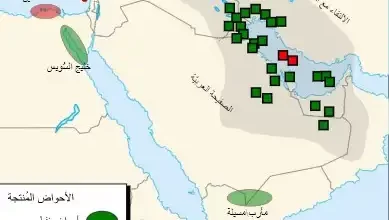 حقول النفط في المملكة العربية السعودية