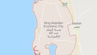 خريطة مدينة الملك عبدالله الاقتصادية بالتفاصيل