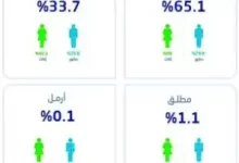 نسبة الشباب في السعودية و نسبة الذكور و الاناث