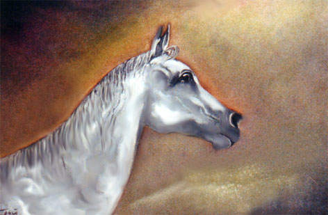 لوحة حصان